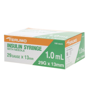 Terumo Insulin Syringes (box of 100) 1mL 29G 0.33mm x 13mm