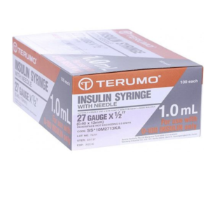 Terumo Insulin Syringe  (box of 100) 1ml 27G X 13mm SS*10M2713KA